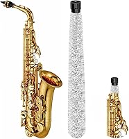 Vista 11 de Kit de Limpieza de Saxofón, para Saxofón Alto, Tenor, Soprano y Otros Instrumentos de Viento y Madera, Incluye 1 * Paño de Limpieza y 1 * Cepillo