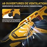 Sega a sciabola a batteria per Dewalt 20 V, 3000 SPM, batteria a velocità variabile con 8 lame per tagliare legno, metallo, plastica (senza batteria) - 3
