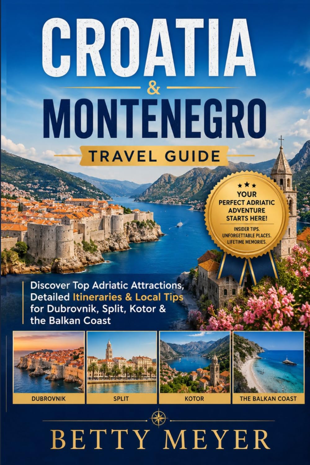 Croatia & Montenegro Travel Guide: Discover Top Adriatic Attractions, Detailed Itineraries & Local Tips for Dubrovnik, Split, Kotor & the Balkan Coast (Guidebook Travel by Betty M. Meyer)