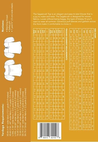 Miniatura 2 de Viernes Pattern Company Sagebrush Top Pattern, ninguno