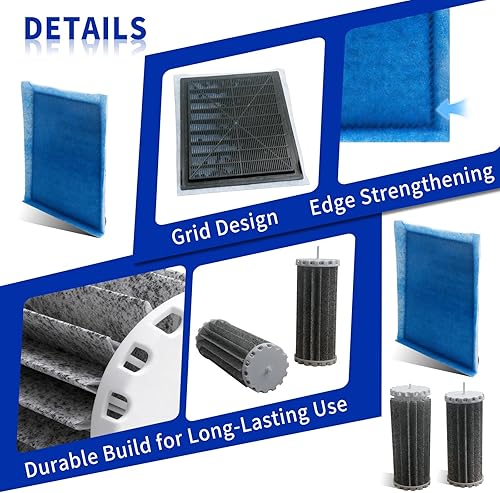 2 Pcs Aquarium Filter Kit for Marineland Penguin Power — alternate angle