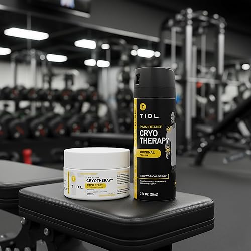 Miniatura 8 de TIDL Plant Powered Cryotherapy Spray & Performance Cream Set – Post-Workout Full Body Recovery Spray (3.4oz) & Cream (3oz) – Muscle & Joint Pain