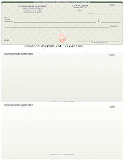 ABC Computer Voucher Business Checks, QuickBooks Compatible, Green - 500 Sheets