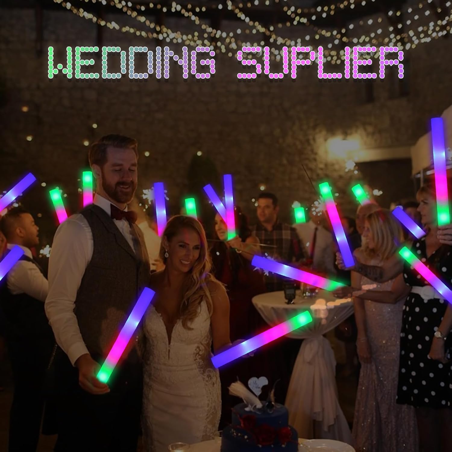 30 palos de espuma led de para conciertos, juguetes led para niños, juego de luces para fiestas, bodas, celebraciones, cumpleaños, festejos