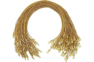 Christmas Ornament Hooks, Pre-Cut Hanging String Ribbon