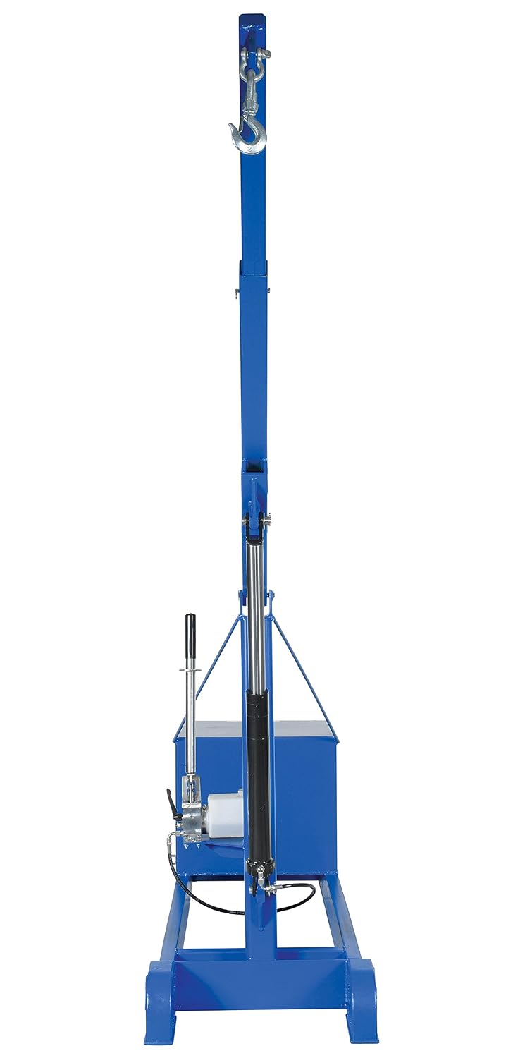 Vestil CBFC-2000 Steel Counter Balance Floor Crane 2000 Lb. Capacity Blue