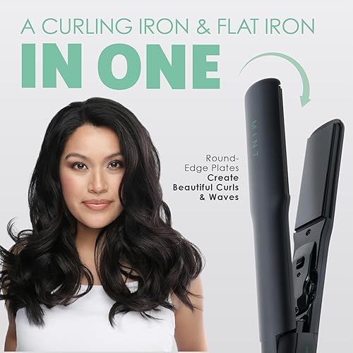 Miniatura 5 de MINT Plancha de cerámica para el cabello  Plancha de pelo profesional para estilos suaves y sin encrespamiento  La mejor plancha plana con placas de