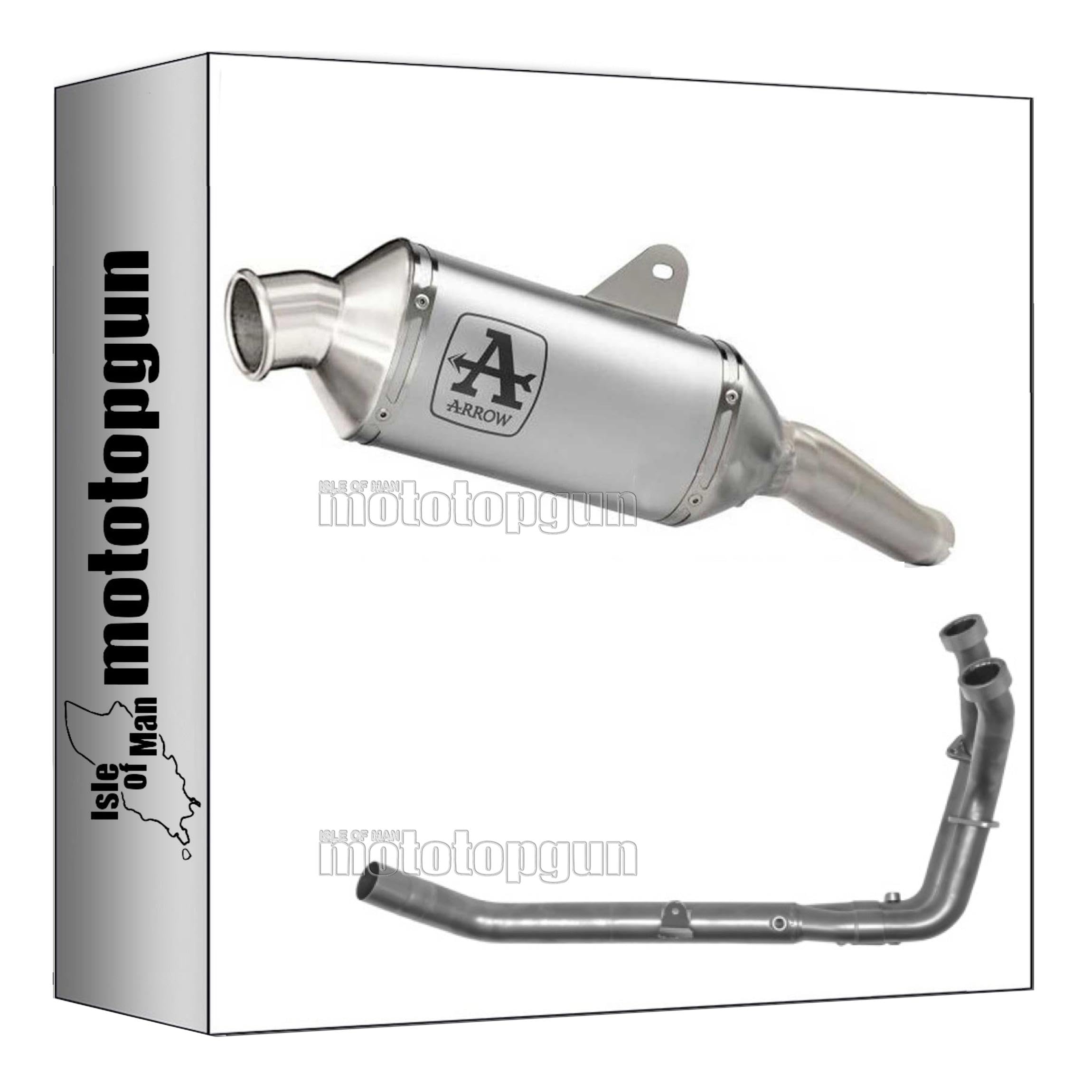 arrow 72641AO full system exhaust homologated open indy-race 