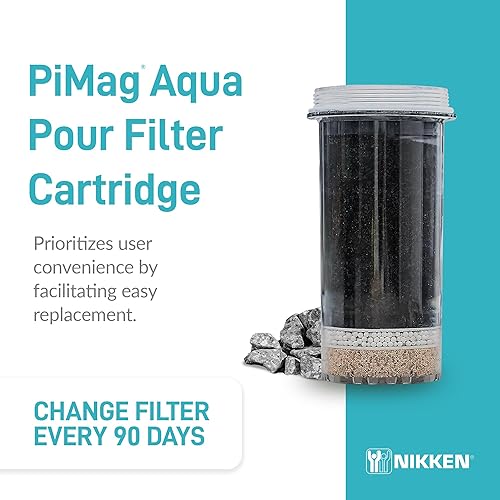 Miniatura 2 de Nikken Aqua Pour 1 Filter Cartridge - 1361 Advanced Replacement for Gravity Water Filter Purifier System 1360 PiMag Water System Produce Alkaline