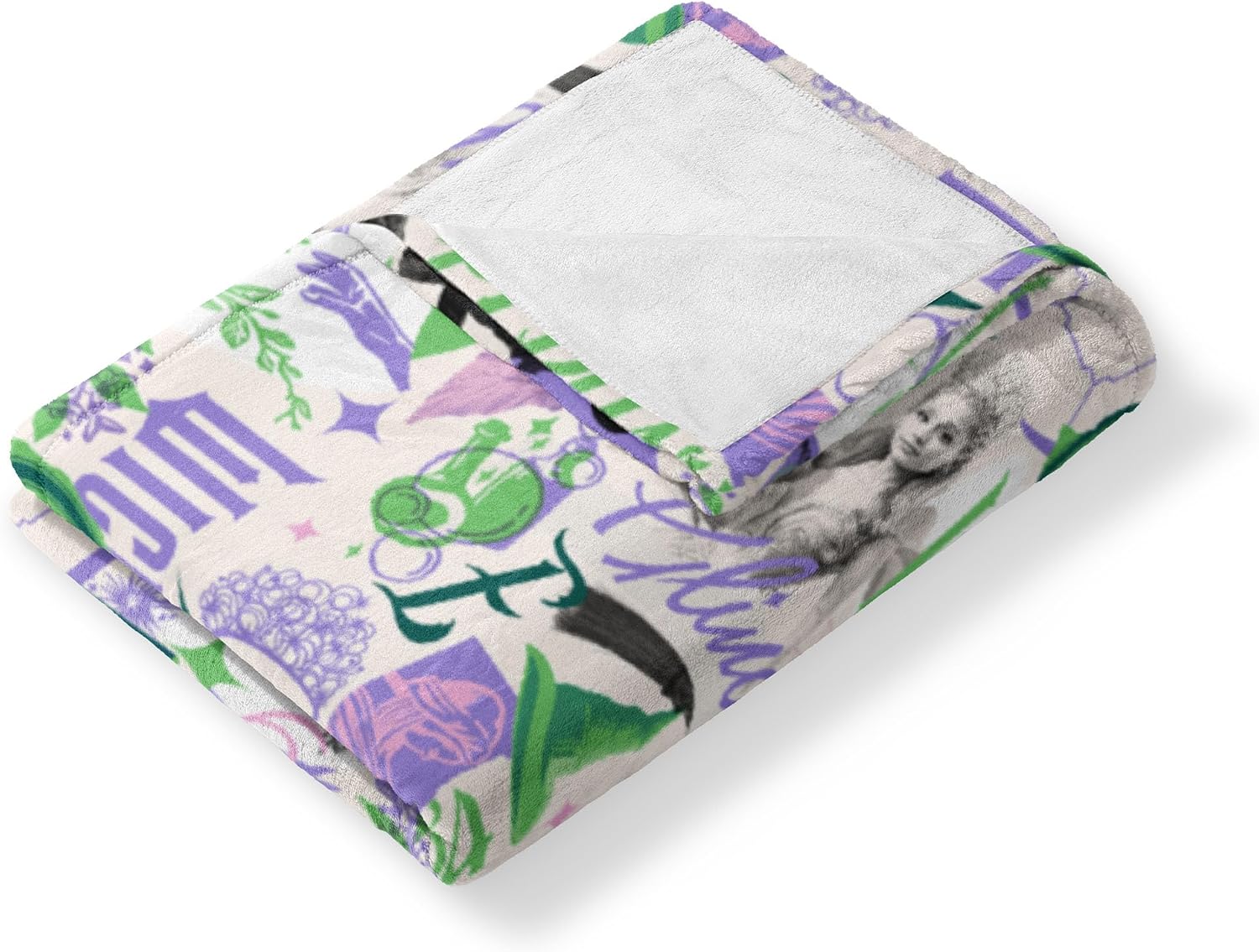 Wicked 2 for Good Silky Soft Throw Blanket, Warm Plush Decorative Throw for Couch, Bed, or Travel for Friends and Loved Ones, 50 x 60 inches