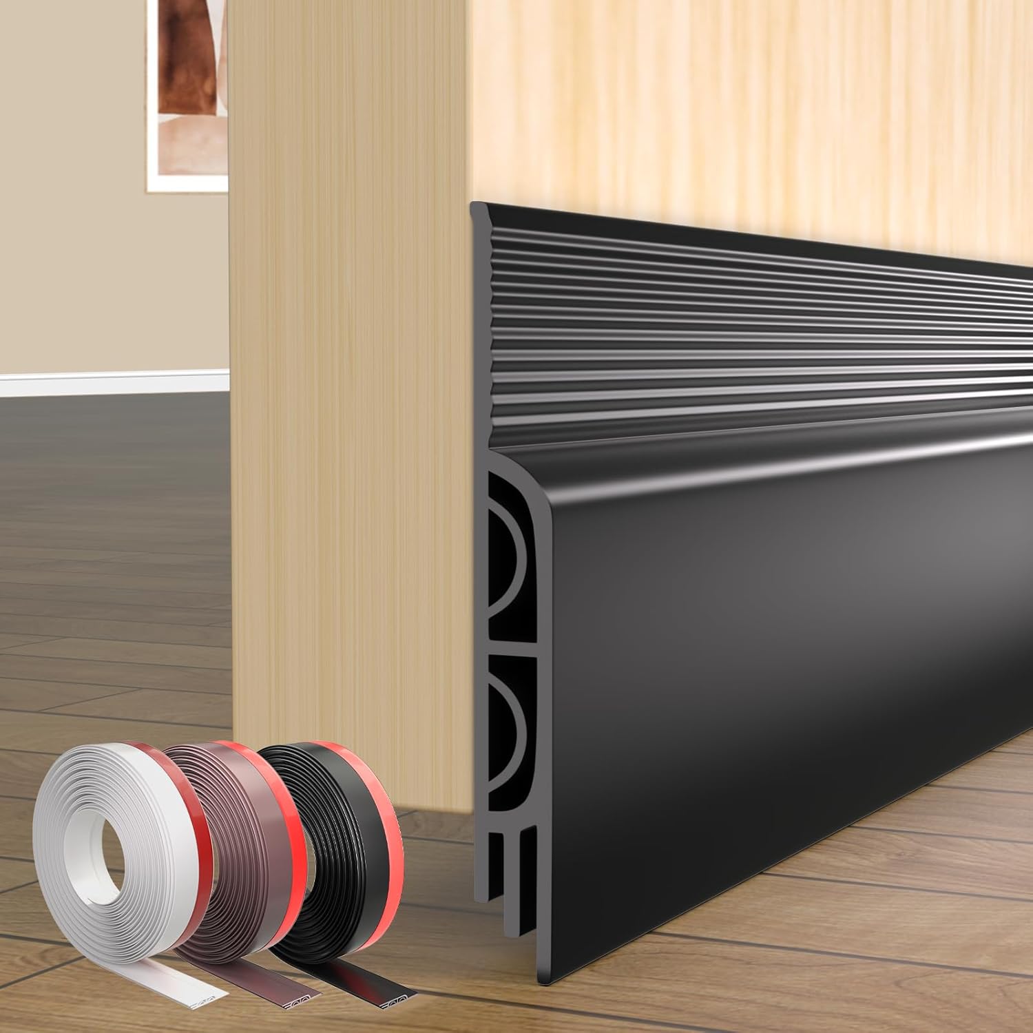 CUYSFEAD Draft Excluder for Doors,Self Adhesive Draught Excluder for