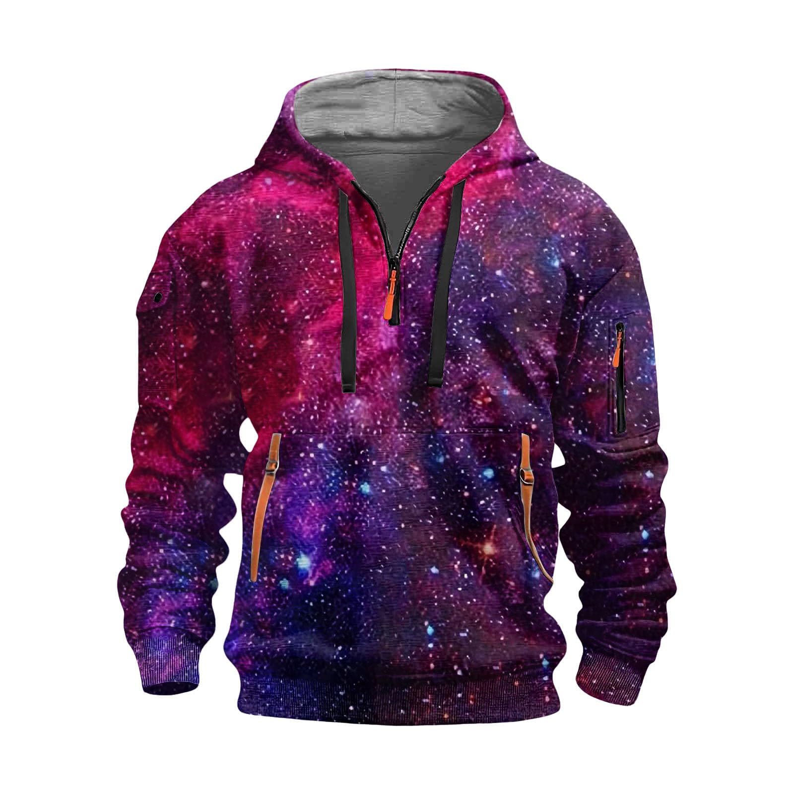 Sudaderas con Capucha Corta Sudadera Y Cremallera De Un para Hombre, Estilo Casual Deportivo, Bolsillos. Tallas S A 5XL. Boxeo Hombre (Hot Pink, M) Oversized Gym Mangas Proteccion Solar