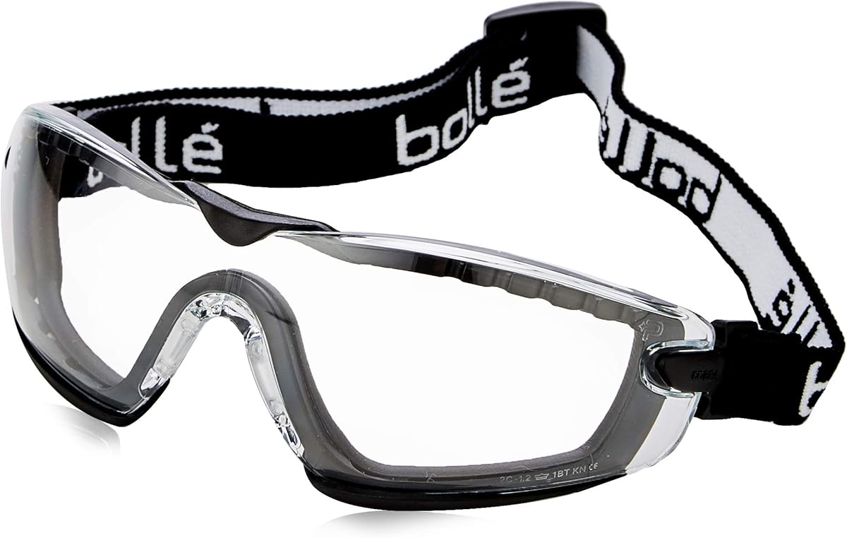 Bollé - Cobra Foam - Safety Glasses/Goggles With Clear Lens And Foam Surround