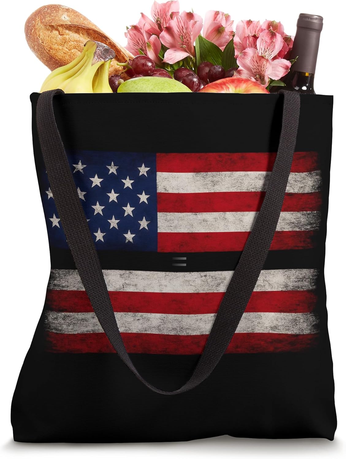 Created Equal American Flag Tote Bag Tote Bag