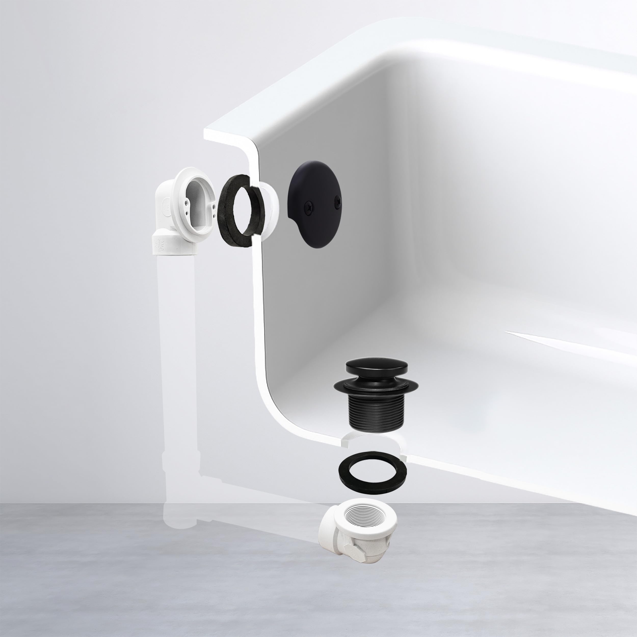 Westbrass D532-62 Paquete de Fontanero, Matte Black
