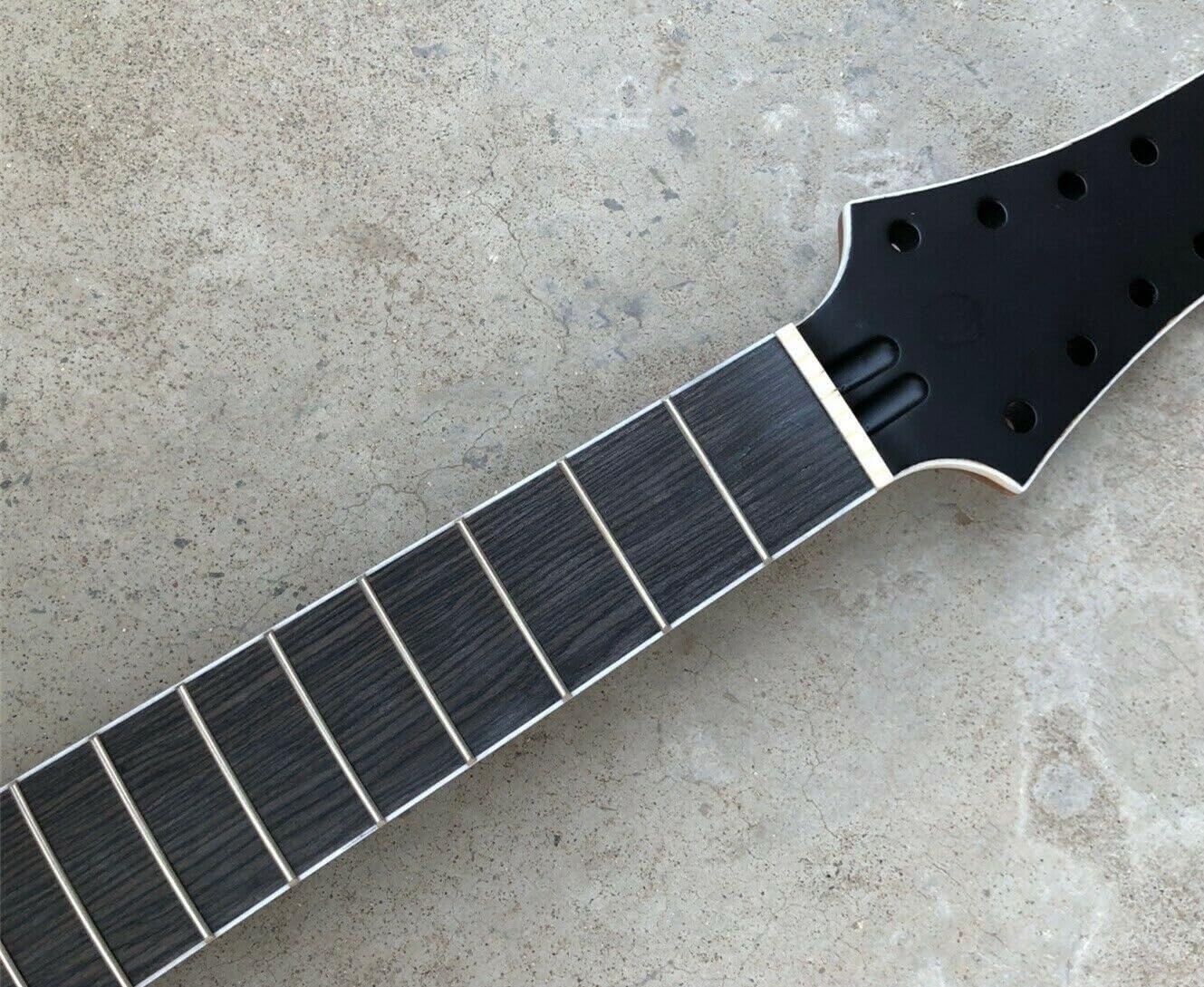 Manico for chitarra a 8 corde 24 tasti, tastiera in legno di mogano tecnico, 25,5 pollici fai da te