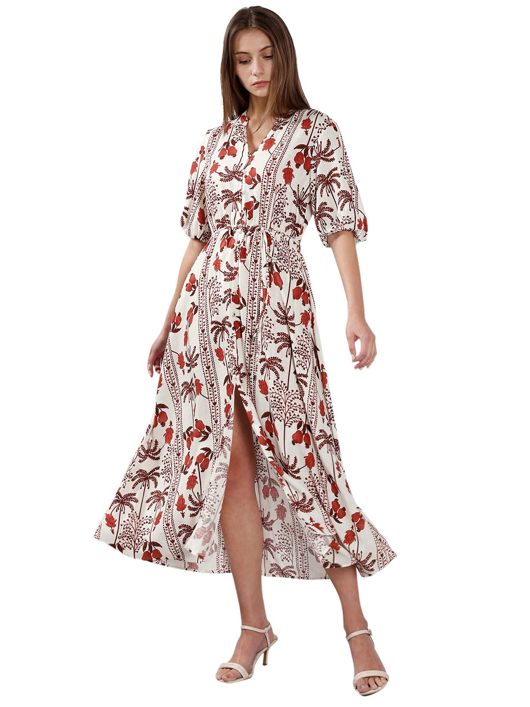 vero moda Maxi Fit and Flare Dress for Women-picture-11