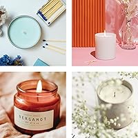 Vista 3 de VVIVID Termómetro de cera para hacer velas/jabón, dulces y freír, con clip de seguridad ajustable