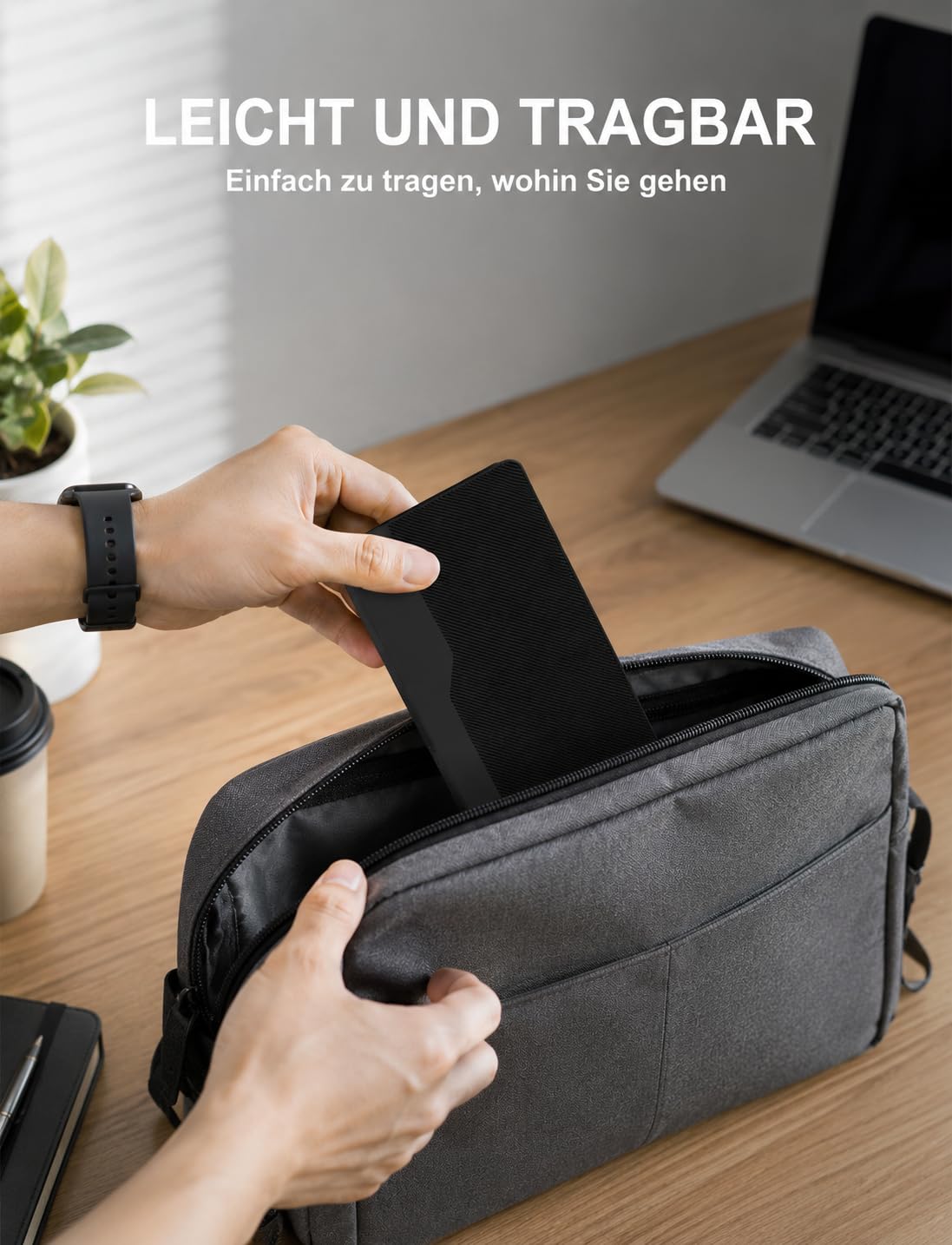 Externe Festplatte, 500GB Tragbare 2.5 Zoll USB 3.0 Backups HDD, Ultradünn Plug-and-Play SATA Festplattenspeicher für Windows, Mac, PC, Laptop, PS4, Xbox, Wii U, Chromebook