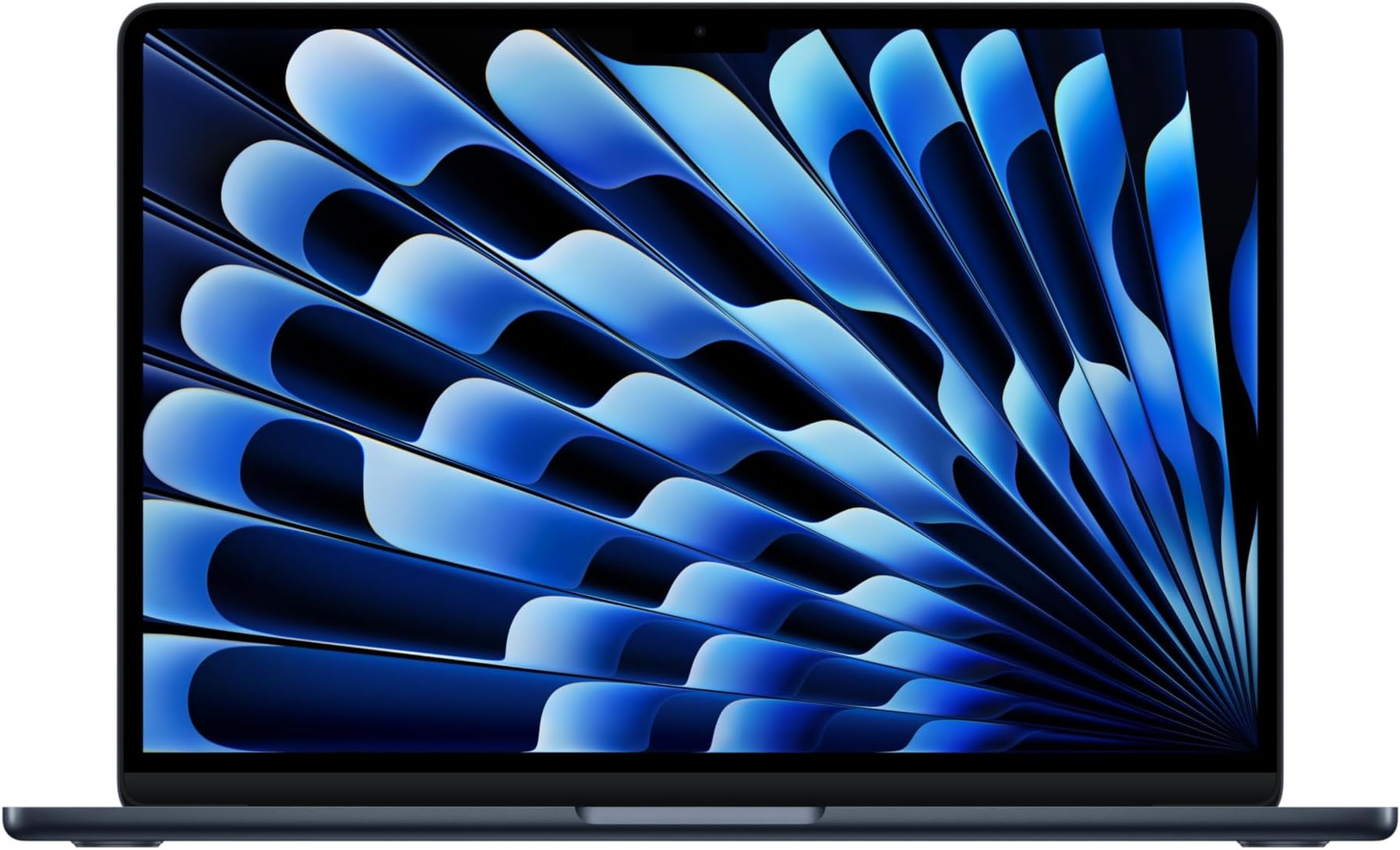 Apple MacBook Air 13-inch Laptop M5 chip with 10-core CPU and 8-core GPU: Built for AI, 13.6-inch Liquid Retina Display, 16GB Unified Memory, 512GB SSD, 12MP Center Stage, Touch ID, Wi-Fi 7; Midnight