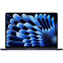 Apple MacBook Air 13-inch Laptop M5 chip with 10-core CPU and 8-core GPU Built for AI, 13.6-inch Liquid Retina Display, 16GB Unified Memory, 512GB SSD, 12MP Center Stage, Touch ID, Wi-Fi 7; Midnight