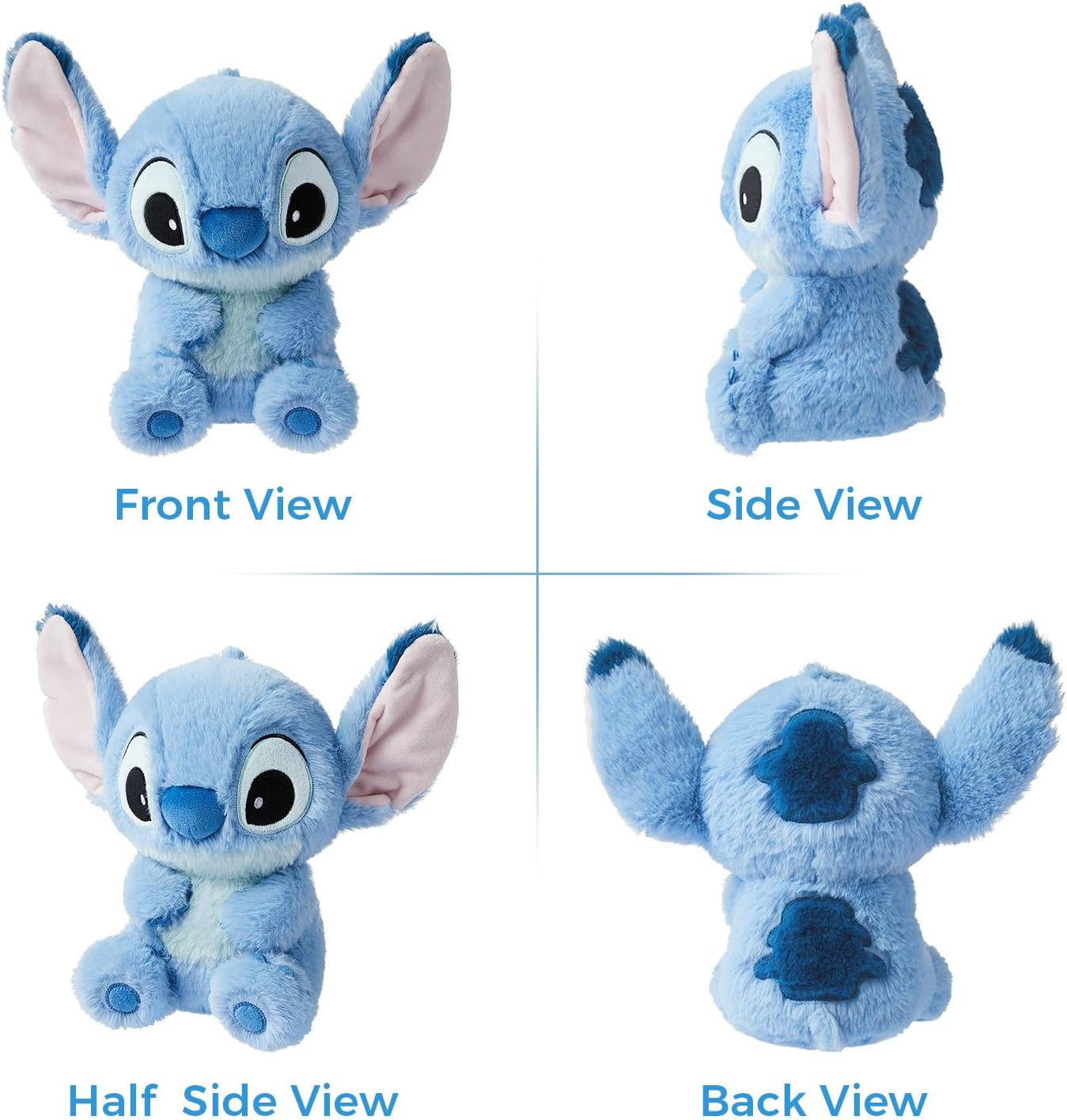 MINISO Disney Lilo & Stitch 9.1" Super Soft Plush Toy - Cute Collectible Stitch Stuffed Animal Gift for Kids, Boys, Girls, Adults & Disney Fans (9'' Stitch Plush Toy)