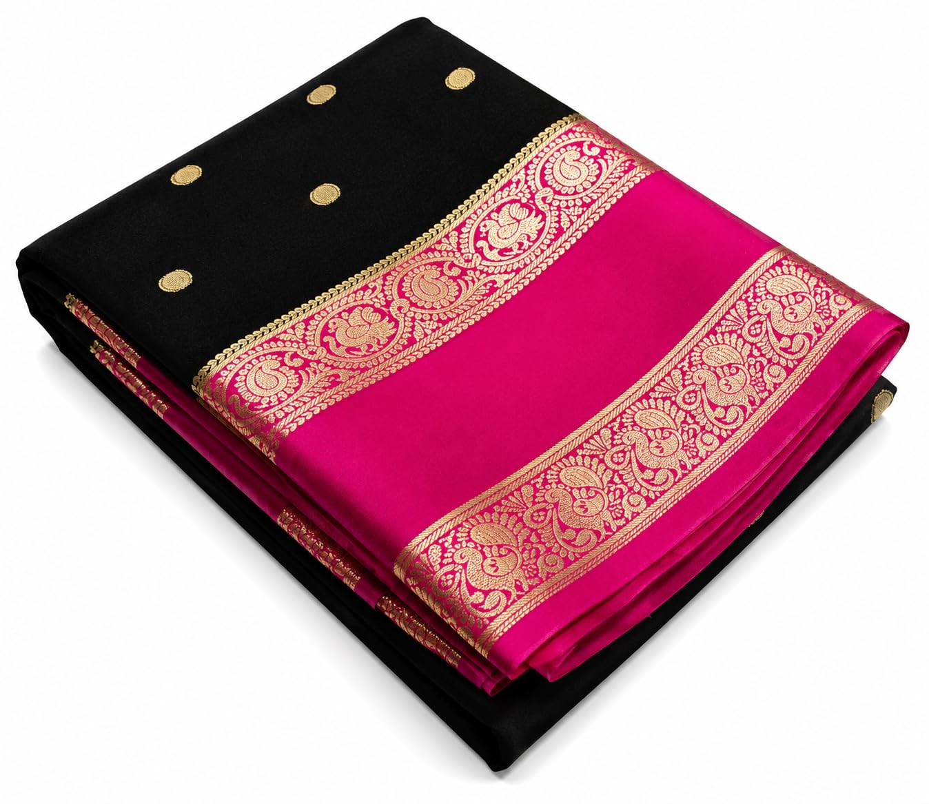 Semi Mysore Crepe Silk Saree for Women with 2D Pattern Design, 120 GSM Fabric, Soft Lightweight Traditional Saree for Party, Festive, shadi Wear with Blouse Piece-picture-57