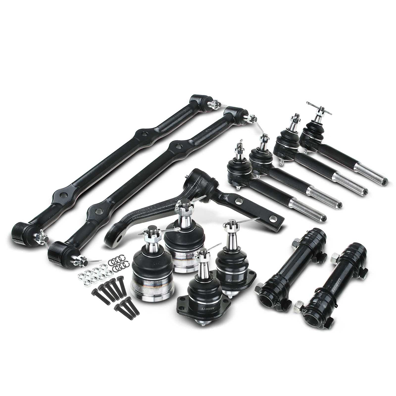 Photo 1 of A-Premium 13Pcs Suspension Kit Inner Outer Tie Rod End & Adjusting Sleeve Ball Joint Center Link Idler Arm Compatible with Chevrolet S10 1982-1995 S10 Blazer 1983-1994 GMC S15 Jimmy Sonoma