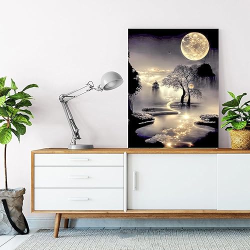 Miniatura 8 de mrpwnle Kits de pintura artística de caballo con diamantes para adultos, pintura de diamante de punto de diamante para principiantes, kits de