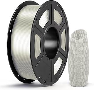 ANYCUBIC PLAフィラメント 3Dプリンター用 造形材料 pla 高密度 高寸法精度 3dプリンター フィラメント 環境保護 純正材料 1.75mm 寸法精度±0.02mm 目詰まりなし 真空パッケージ DIY 家庭 学校 事務所等向け fdm 3dプリンター用 3dペン用 造形素材 1kg (透明)