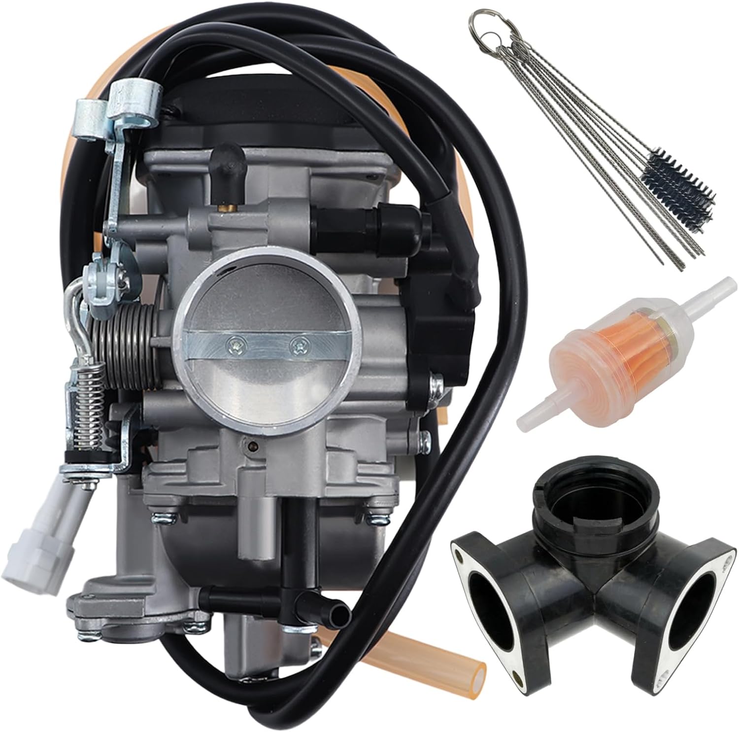 JIK Carburetor & Intake Manifold for Kawasaki Vulcan 1500 Classic VN1500 15003-1241 15003-1353