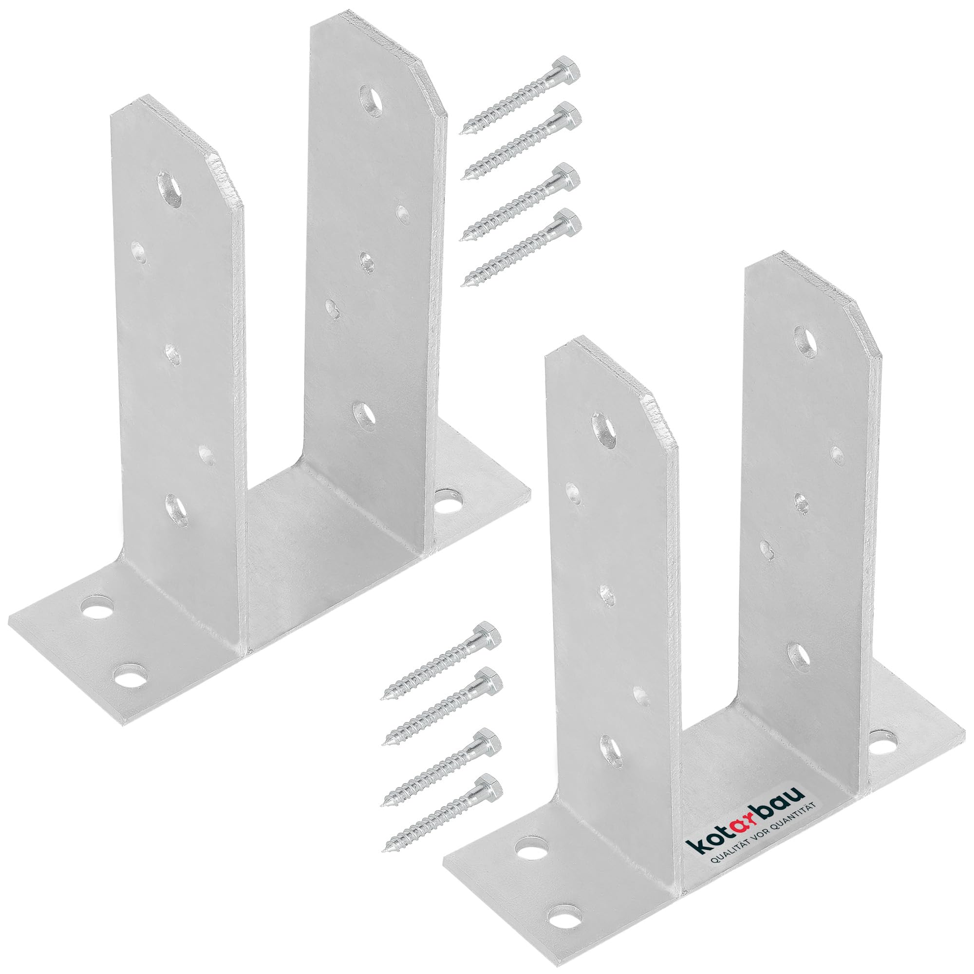 Pied de poteau bois 70 mm pour installer une clôture de jardin solide