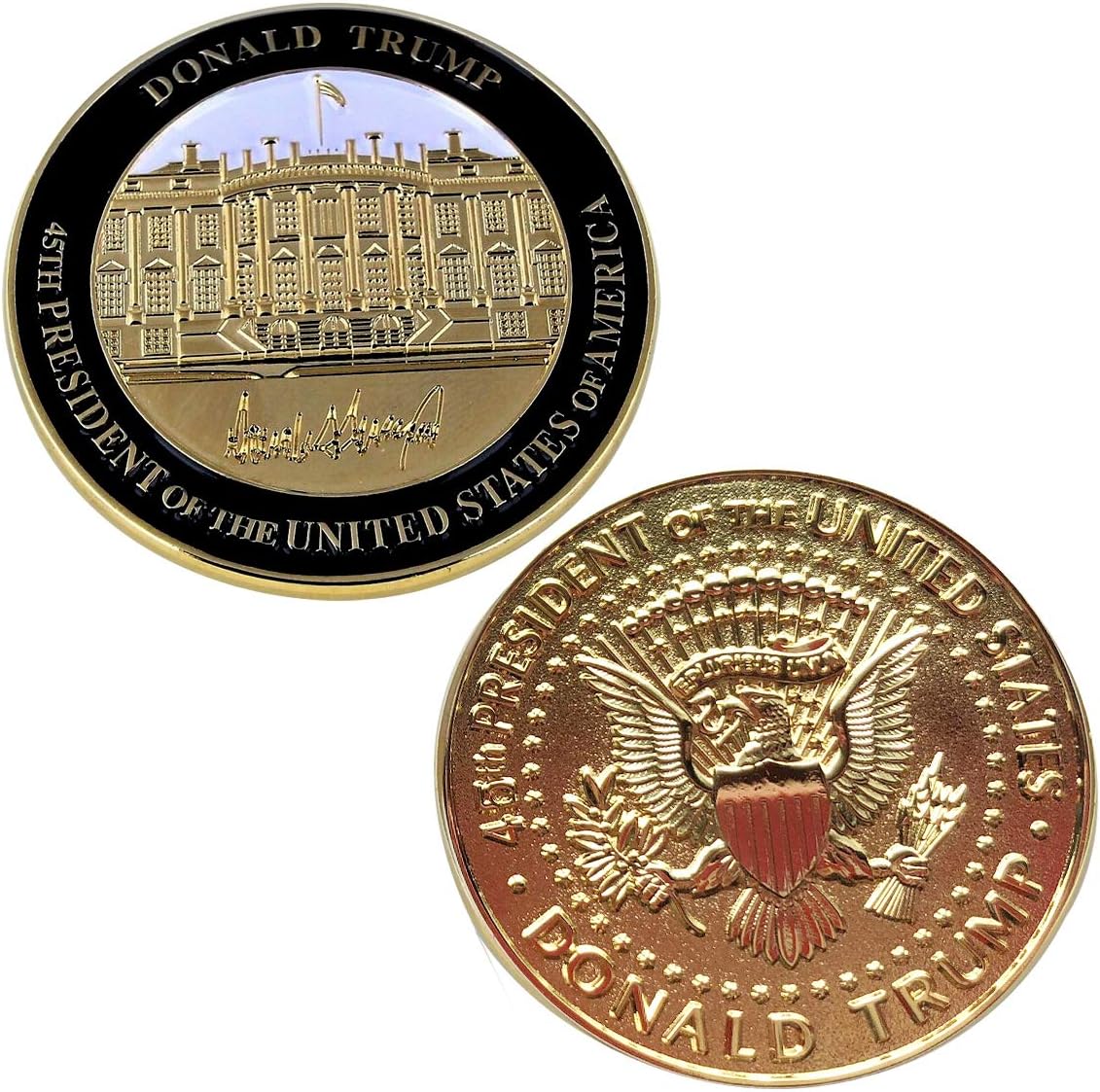 Rystinworks Donald Trump Inauguration Challenge Coin -Limited Edition- Commemorate The 45th President of The United States - A Presidential Collector Item