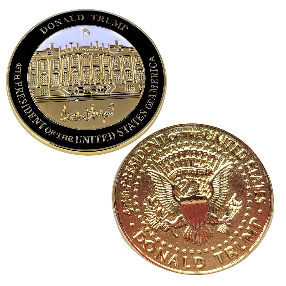 Rystinworks Donald Trump Inauguration Challenge Coin -Limited Edition- Commemorate The 45th President of The United States - A Presidential Collector Item