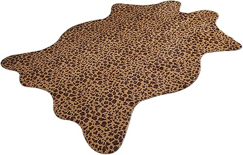 Miniatura 4 de Alfombra con estampado de vaca, 43.3 in x 29.5 in, alfombra de piel de vaca, alfombra de impresión animal para sala de estar dormitorio