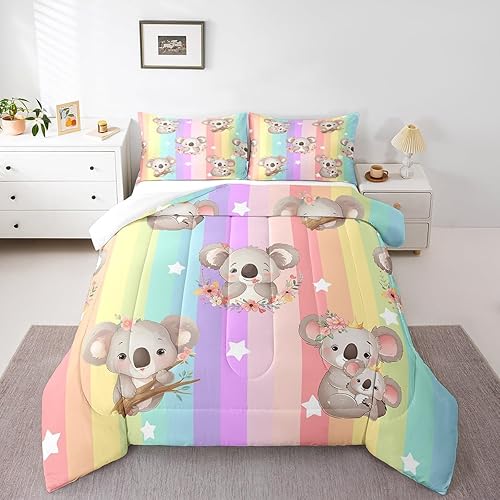 Miniatura 21 de Manfei Juego de edredón musical tamaño Queen, juego de ropa de cama con estampado de notas musicales retro para niños y niñas, decoración de Marrón