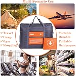 INVODA Sac à volant pliable - Bagage léger pour les femmes & Les hommes, le week-end, continuer, nuit, 4 PCS, Voyages