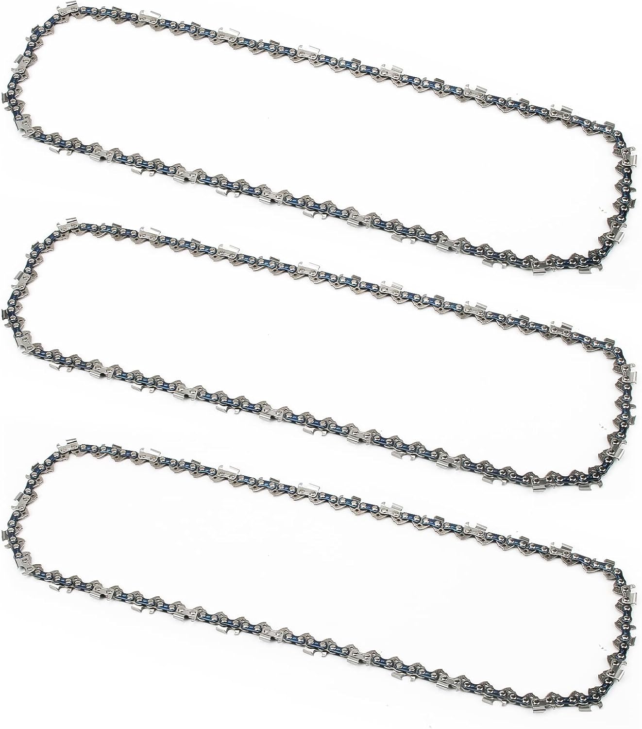 26RS68 18" Chainsaw Chain Replacement for Stihl Chainsaw Models 025,MS250,MS251,3639 005 0068 Chain Saw Blade,68 Drive Links 0.063" Gauge 0.325" LP Pitch (3 Pack)