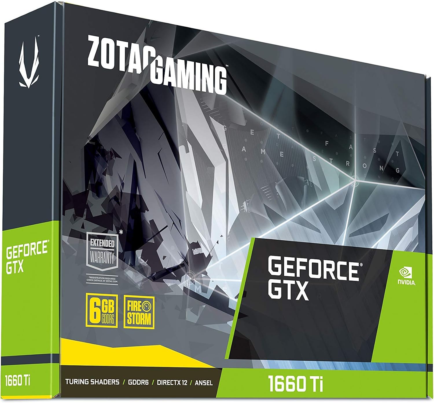 ZOTAC Graphics Card - GF GTX 1660 Ti - 6 GB GDDR6 - PCIe 3.0 x16 - HDMI, 3 x DisplayPort (Renewed)