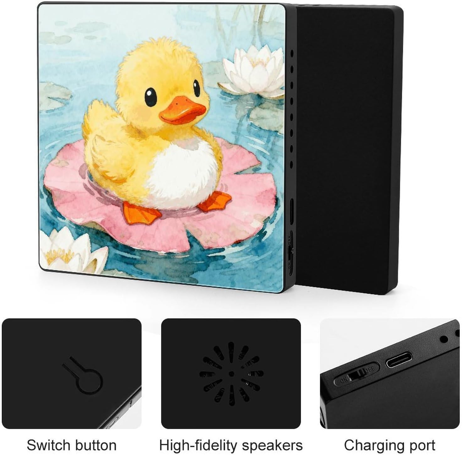 Music Fridge Magnet, Acrylic Magnetic Bluetooth Speaker MP3 Player image 4