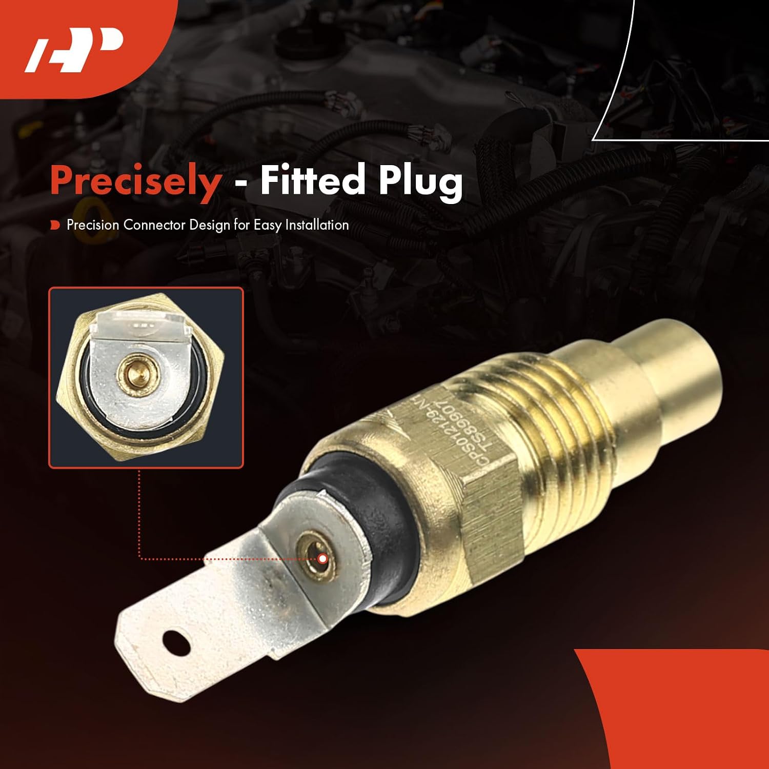 A-Premium Engine Coolant Temperature Sensor Compatible with Nissan Altima 1995-2002 Sentra 1993-2003 Pathfinder Frontier Maxima Xterra Infiniti G20 G35 Q45 QX4 I30
