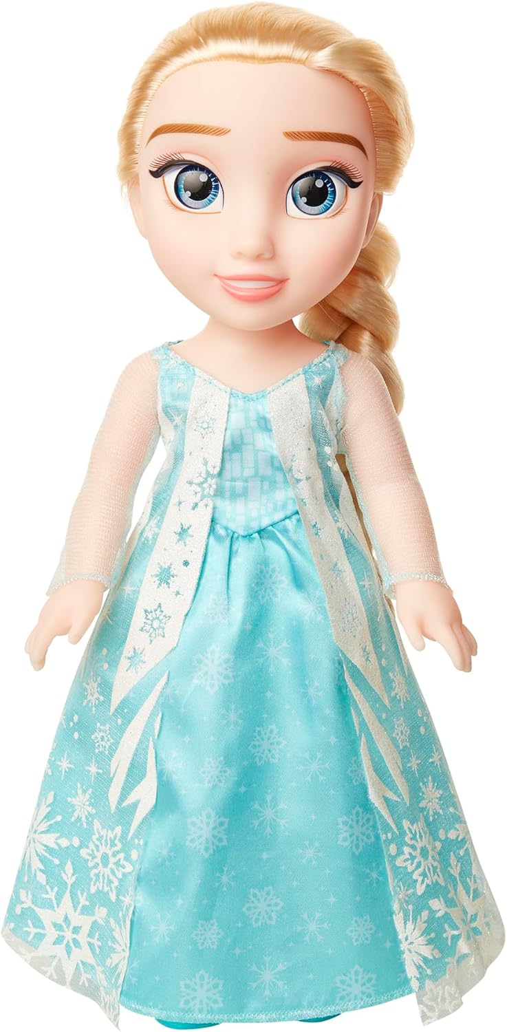 Disney Frozen Elsa Doll with Movie Inspired ICY Blue Outfit, Blue Shoes & Long Braided Hair Style - Approximately 14" Tall, for Girls Ages 3 Year & Up