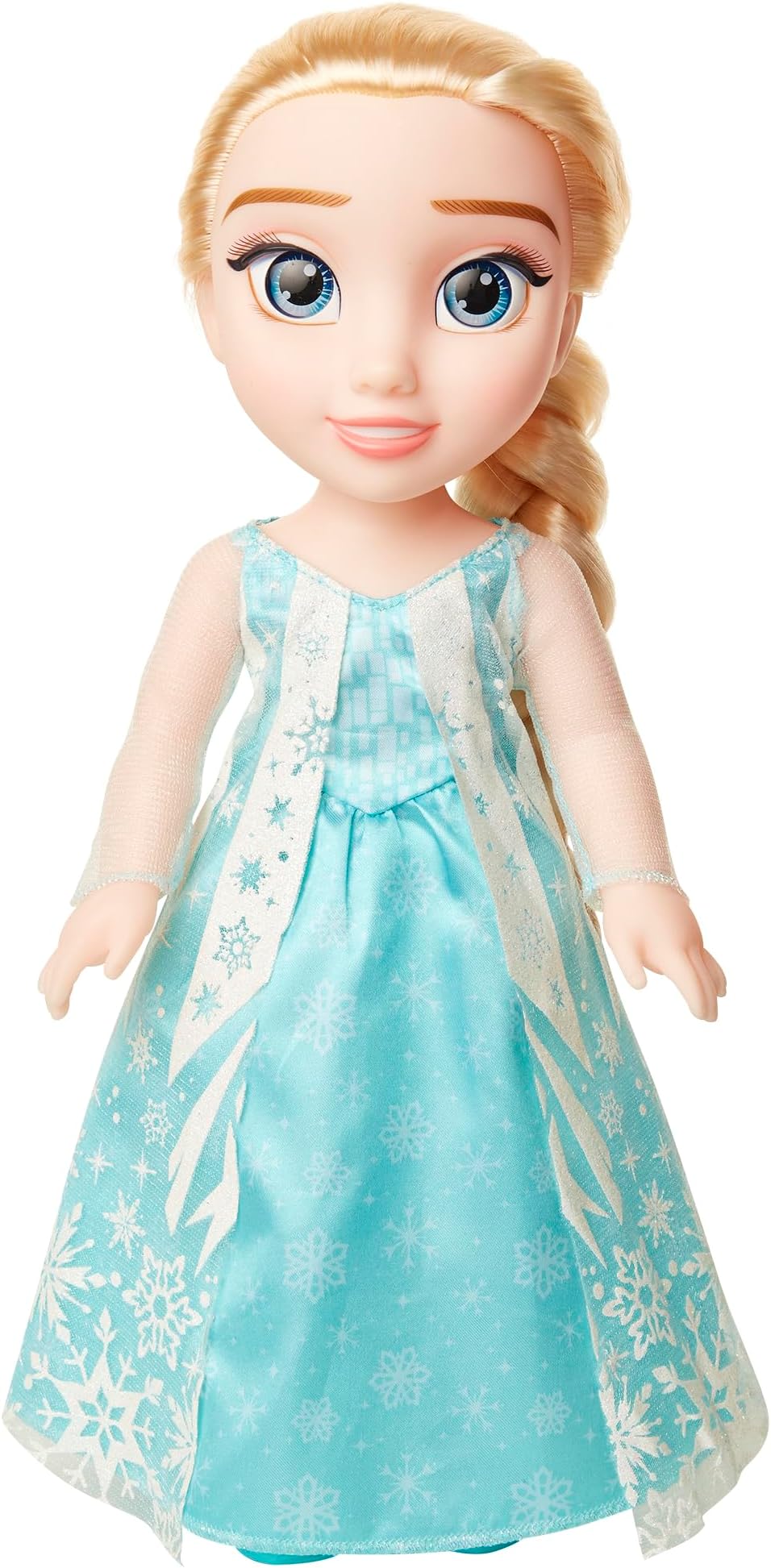 Disney Frozen Elsa Doll with Movie Inspired Icy Blue Outfit, Blue Shoes and Long Braided Hair Style - Approximately 14 inches Tall, For Girls Ages 3 Year and Up