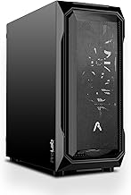 ProLab Design AI628 Workstation Computer Case Mid Tower Cabinet 4x120mm Black Fans E-ATX, ATX, Micro-ATX, Mini-ITX Full Front Mesh 360mm AIO on Top & Front Type-C