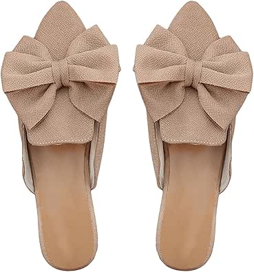 Women's Clear Bow Heels - Comfy Square Toe Kitten Heel Sandals For Parties & Dressy Outfits