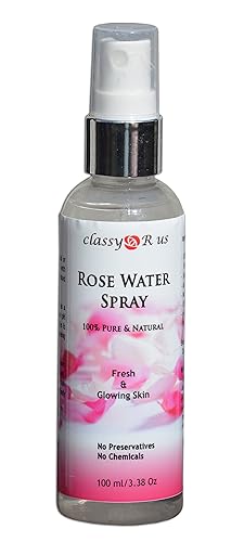 Spray de agua de rosas 100% puro y natural para una piel fresca y brillante