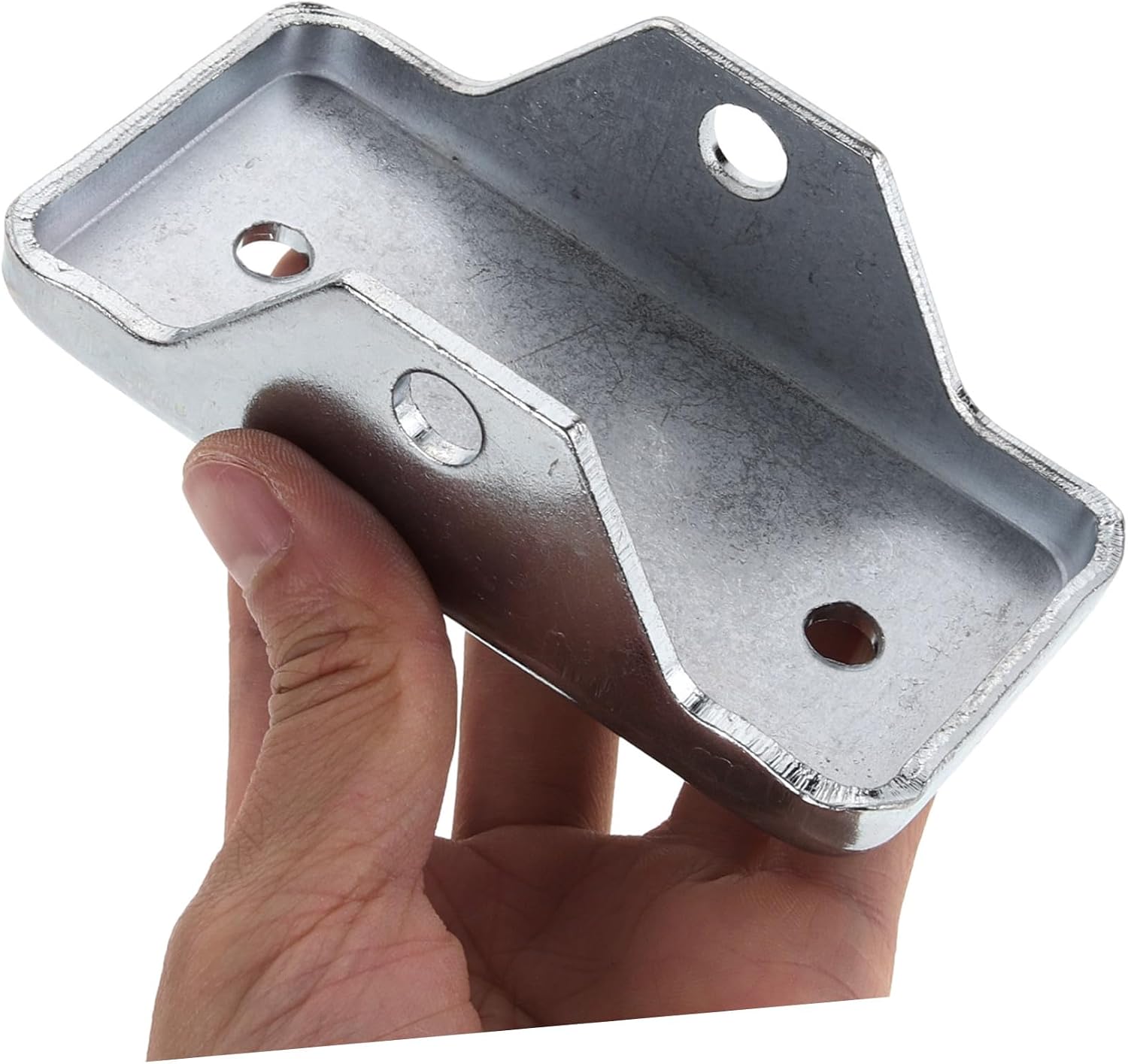 UPKOCH Trailer Jack Foot Plate with Safety Pin and Base Plate Adjustable Stabilizer Jack Foot Bracket for Recreational Vehicle Camper Trailer Accessories for Outdoor Use