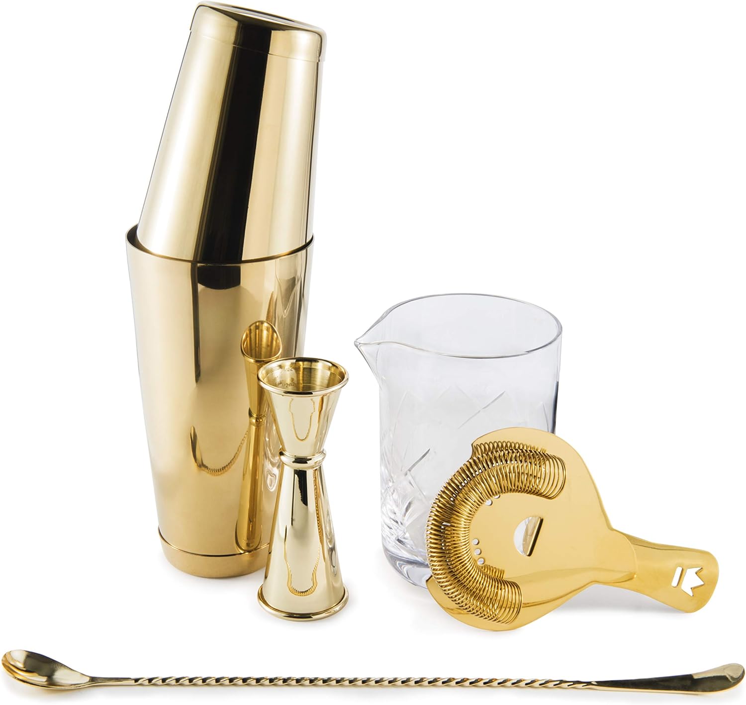 Cocktail Kingdom® Essential Cocktail Set - Gold-Plated