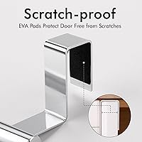 Vista 7 de KES Toallero para puerta de gabinete, toallero de cocina sobre el gabinete, toallero de barra de toalla de acero inoxidable SUS304, paquete de 2