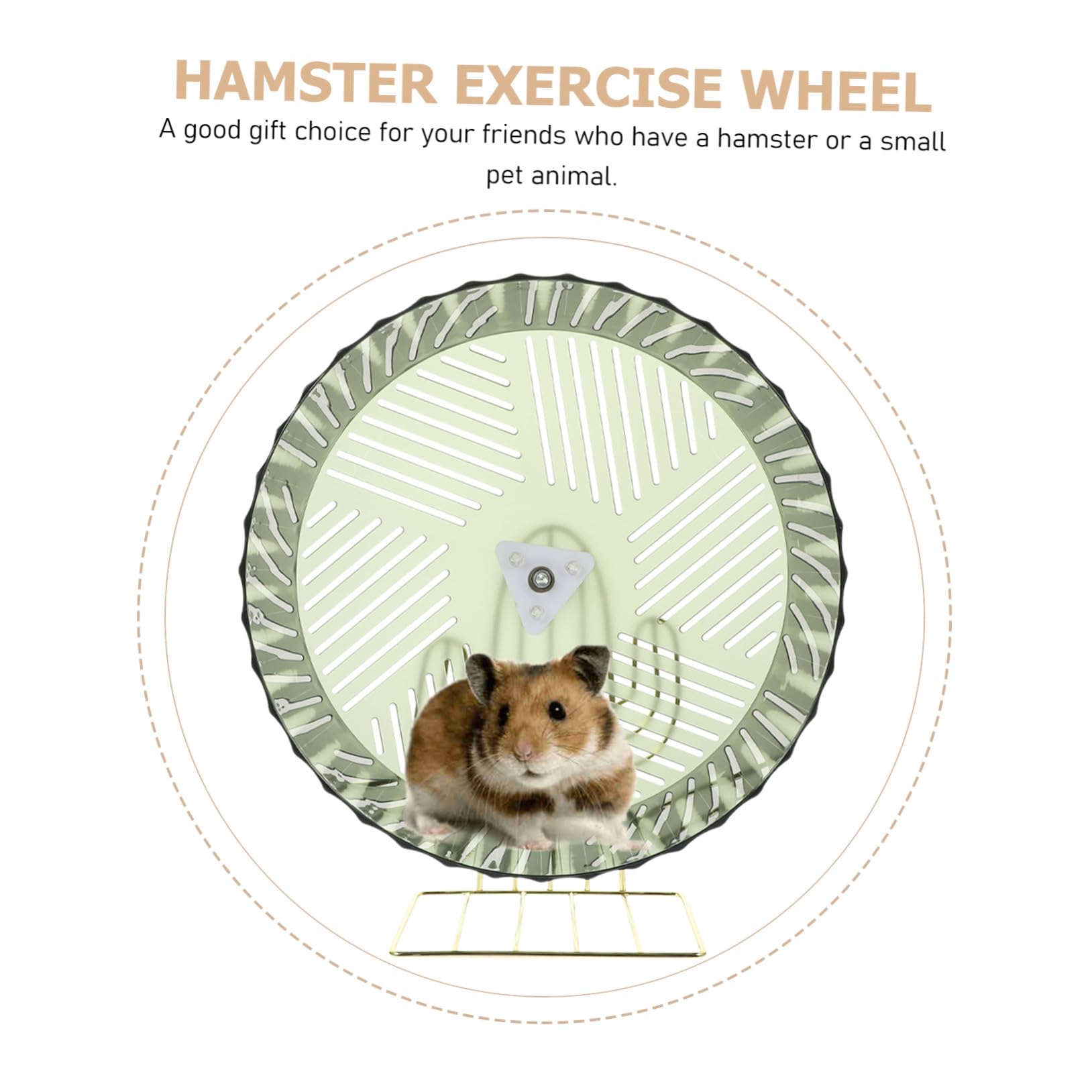 Hamsterrad mit Stabilem Gestell Leises Laufrad für Hamster Igel Chinchilla Sportliches Großes Laufrad für Kleintiere Stressabbauend und Muskelaufbauend
